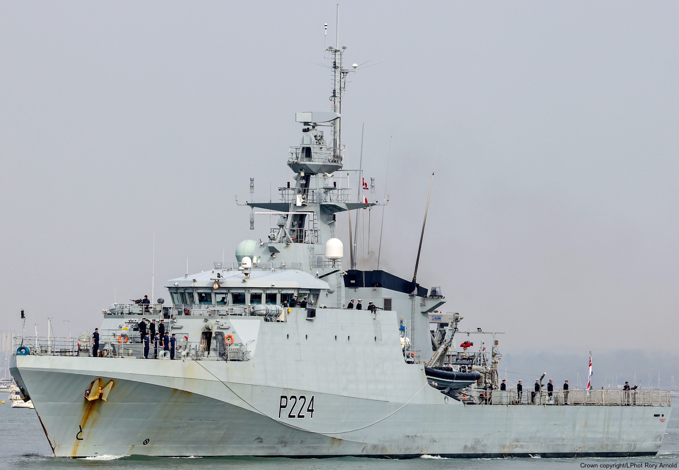 p224 hms trent river class offshore patrol vessel opv royal navy 45c