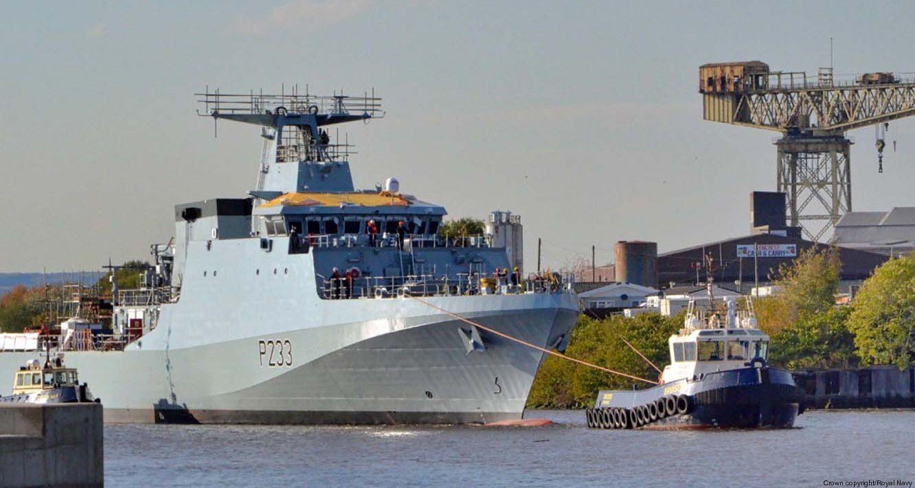 p-233 hms tamar river class offshore patrol vessel opv royal navy 02