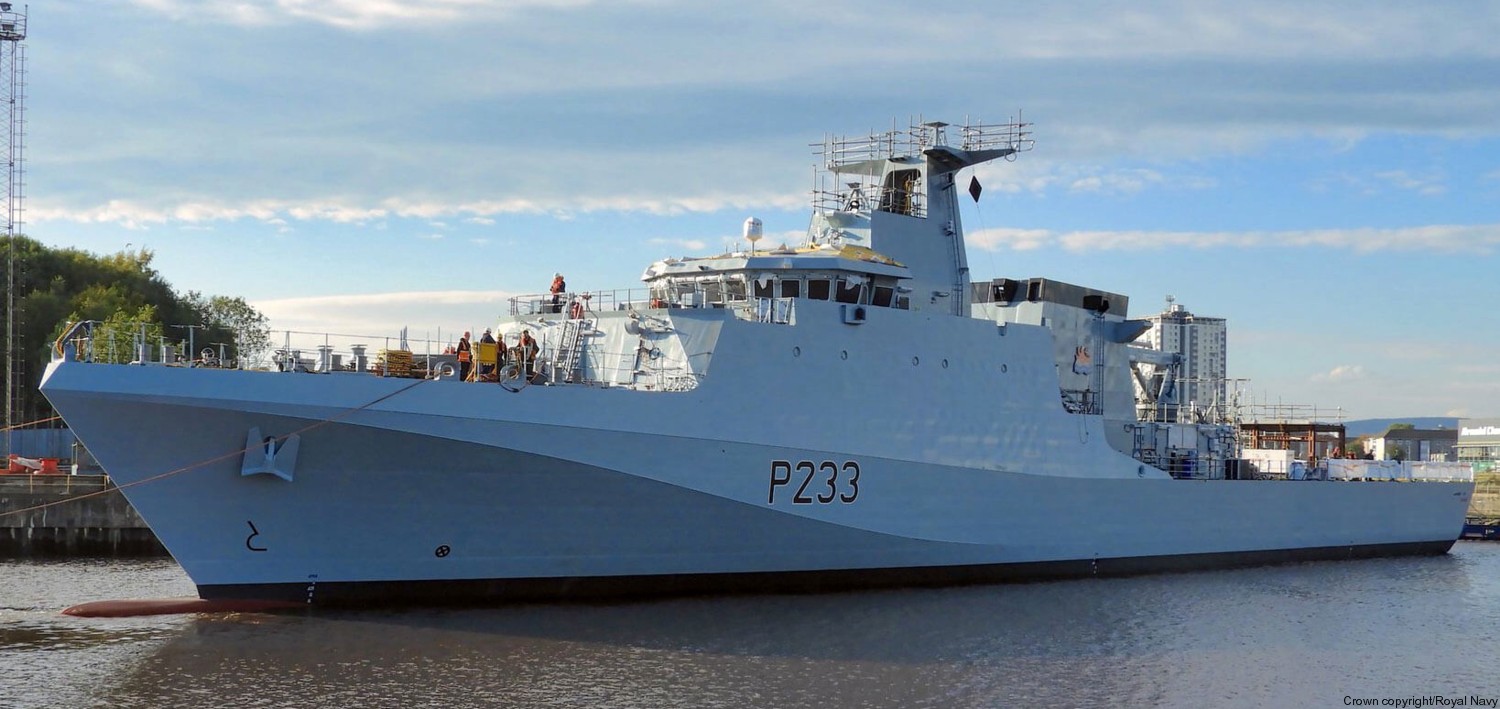 p-233 hms tamar river class offshore patrol vessel opv royal navy 05
