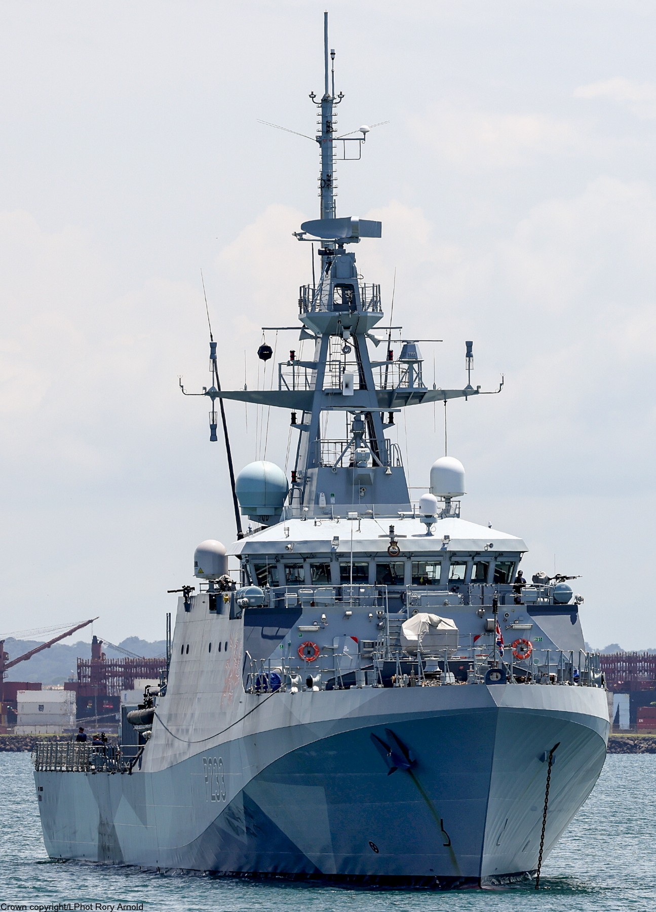 p233 hms tamar river class offshore patrol vessel opv royal navy 45