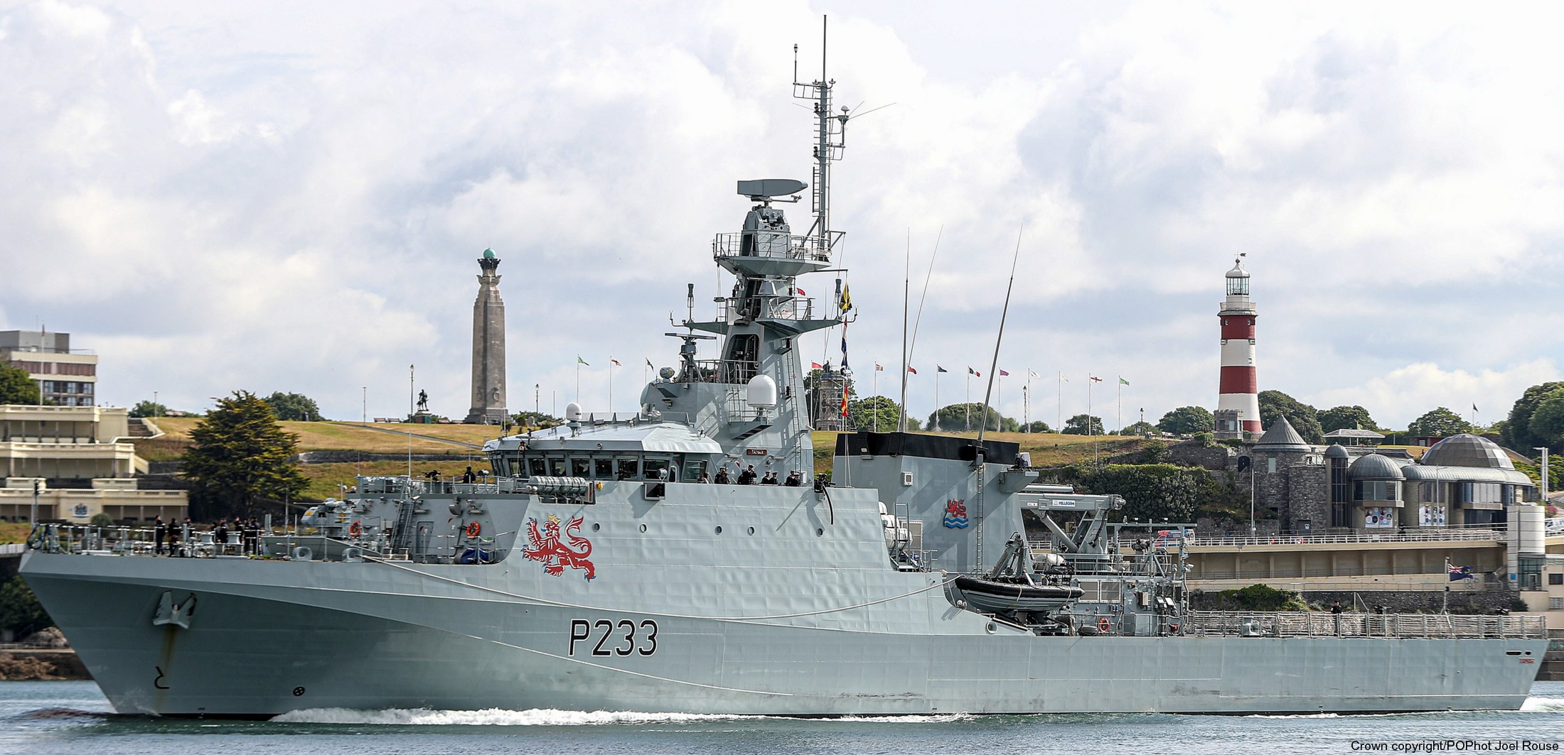 p233 hms tamar river class offshore patrol vessel opv royal navy 65