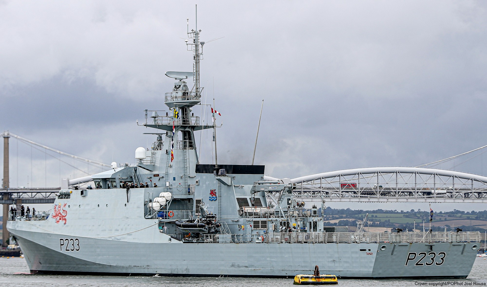 p233 hms tamar river class offshore patrol vessel opv royal navy 69