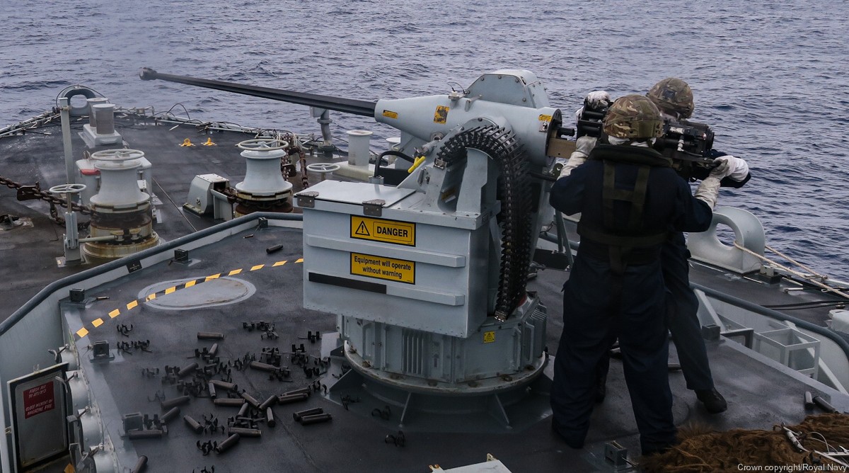 p234 hms spey river class offshore patrol vessel opv royal navy 08 ds30m mark 2 machine gun system ascg