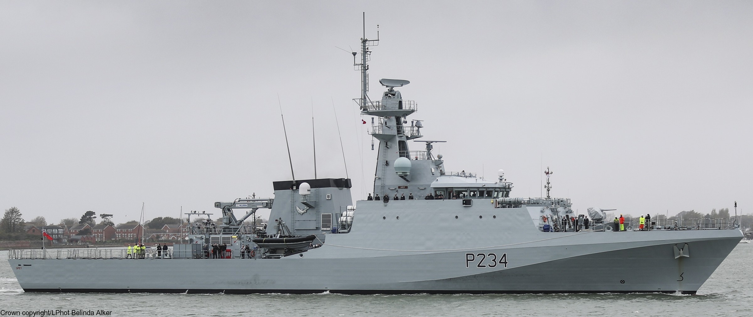 hms spey p-234 river class offshore patrol vessel royal navy