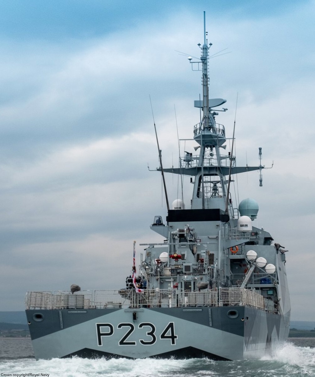 p234 hms spey river class offshore patrol vessel opv royal navy 42