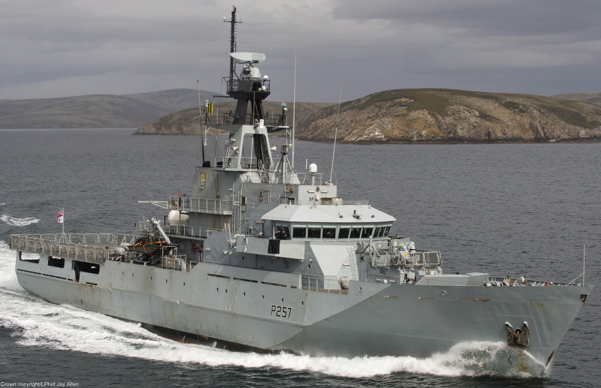 hms clyde p 257 river class offshore patrol vessel royal navy