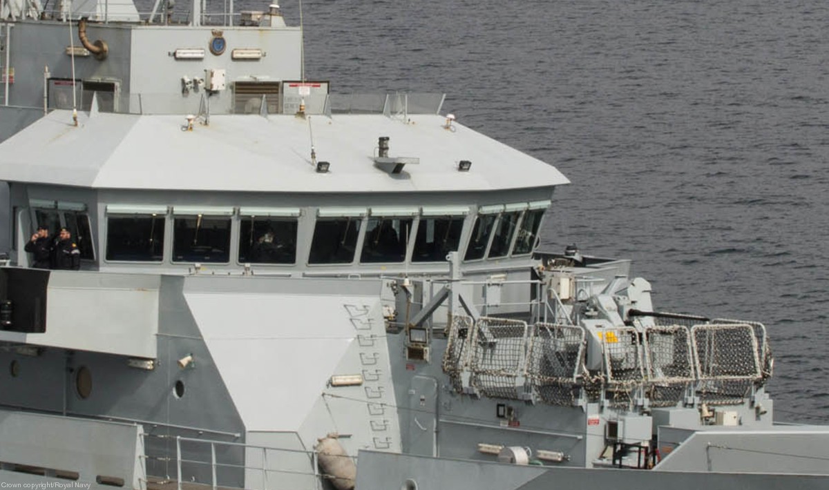 p257 hms clyde river class offshore patrol vessel opv royal navy ds30b mk.1 machine gun 30mm