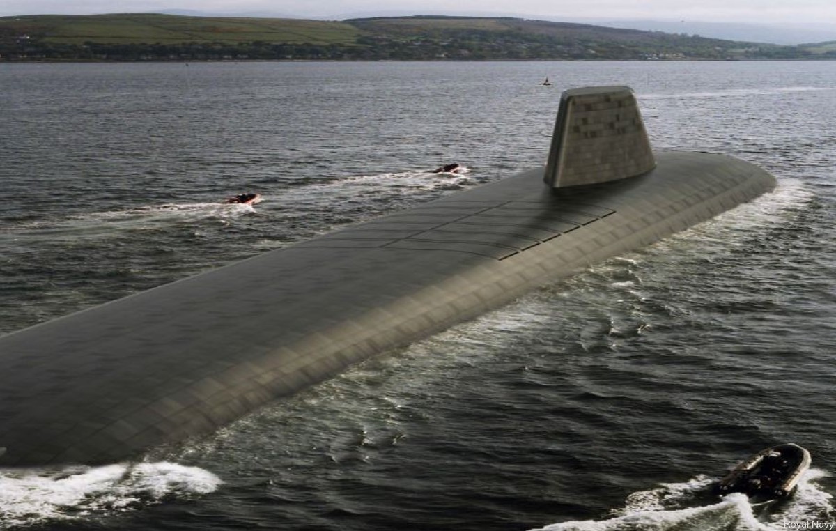 dreadnought class ballistic missile submarine ssbn royal navy hms valiant warspite king george vi bae systems trident slbm