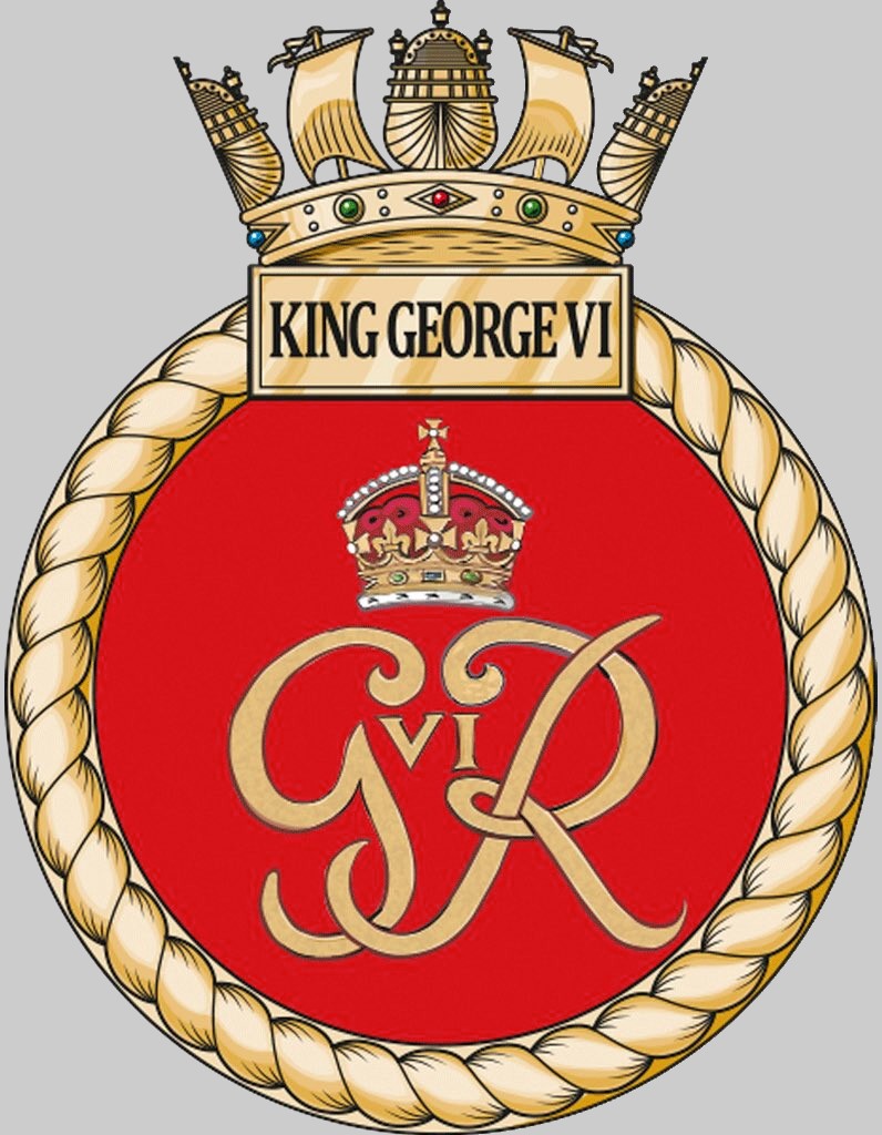 ssbn hms king george vi insignia crest patch badge royal navy 02