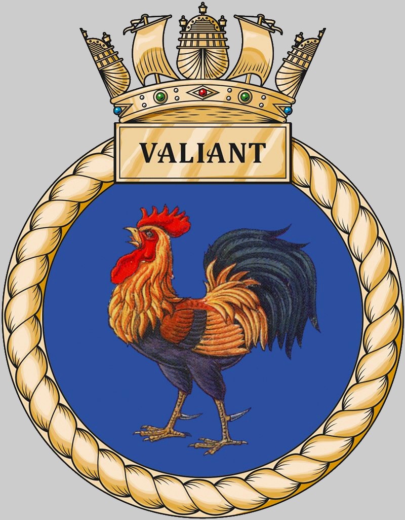 ssbn hms valiant insignia crest patch badge royal navy 02