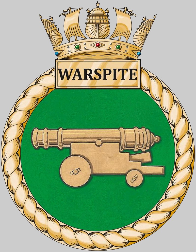 ssbn hms warspite insignia crest patch badge royal navy 02