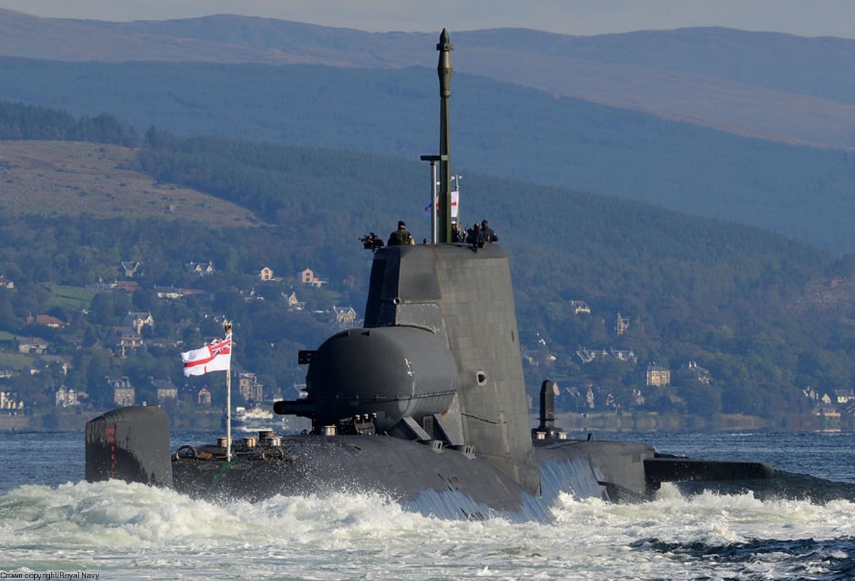 astute class attack submarine ssn hunter killer royal navy dry deck shelter dds 27c