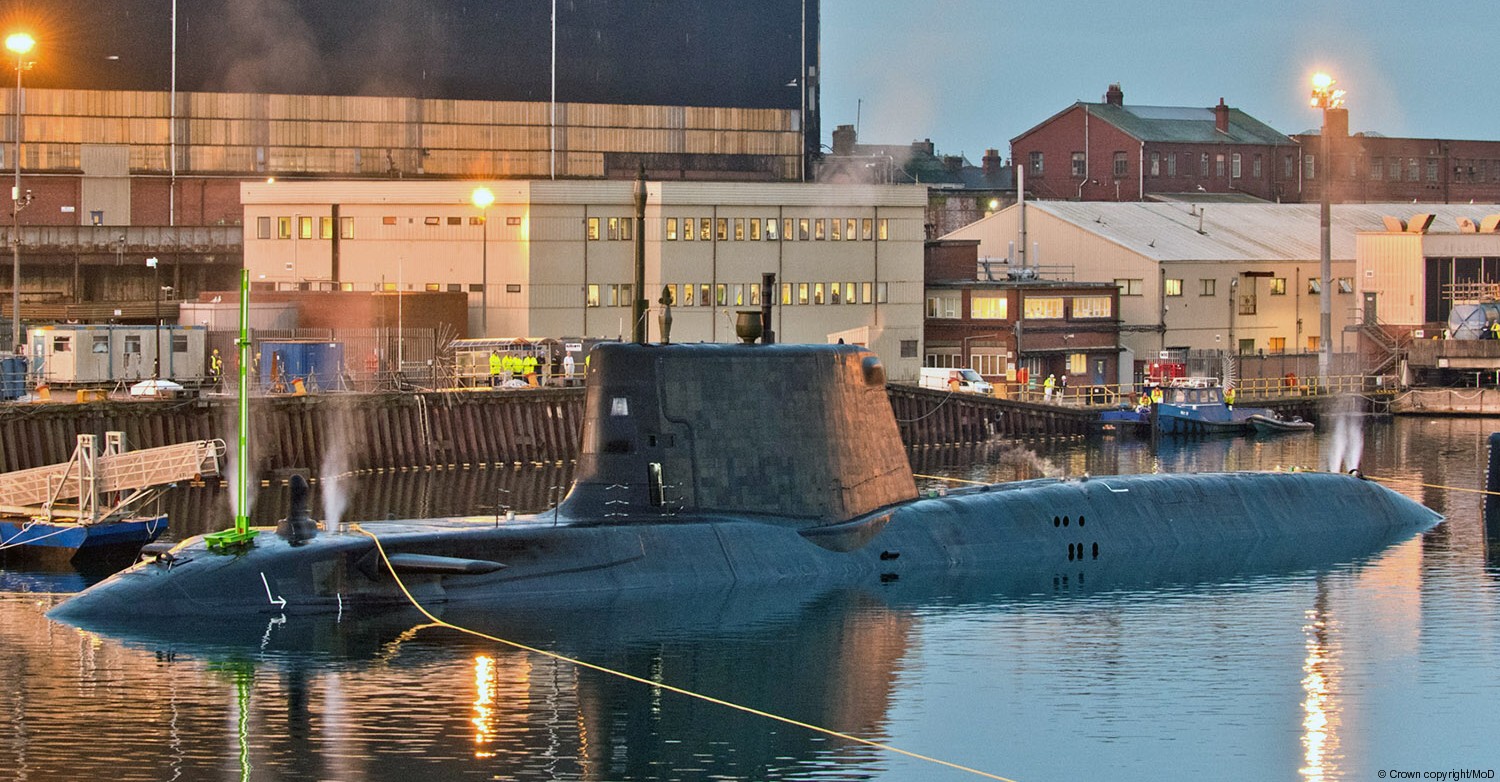 s122 hms audacious s-122 astute class attack submarine ssn hunter killer royal navy 04 bae systems barrow in furness