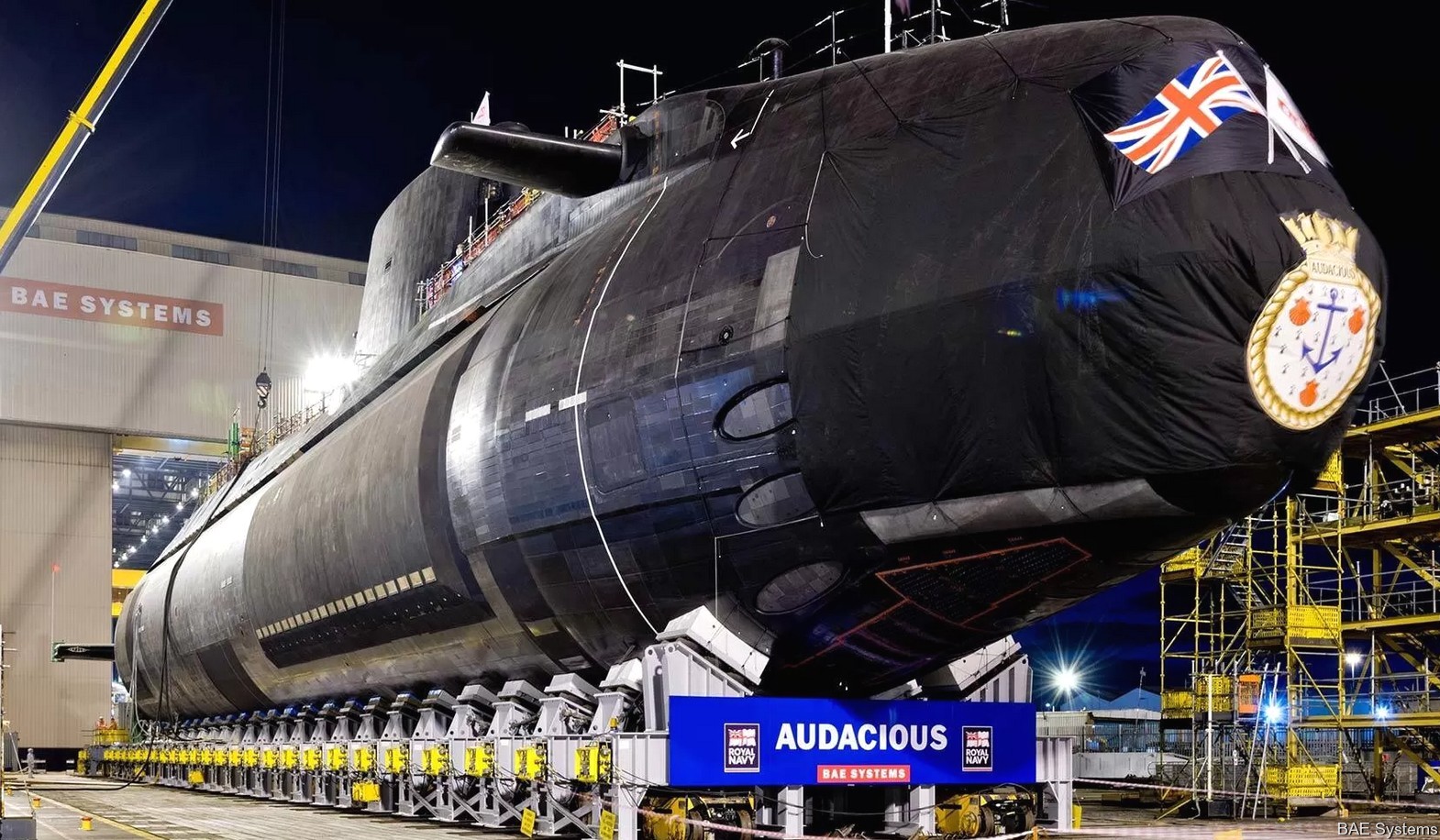 s122 hms audacious s-122 astute class attack submarine ssn hunter killer royal navy 06x bae systems hmnb clyde