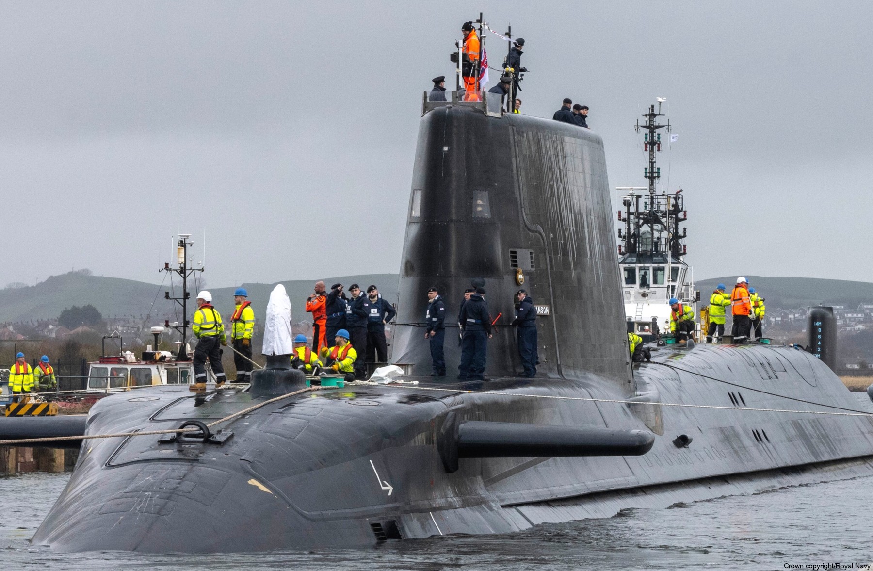 s123 hms anson astute class attack submarine ssn royal navy bae 17