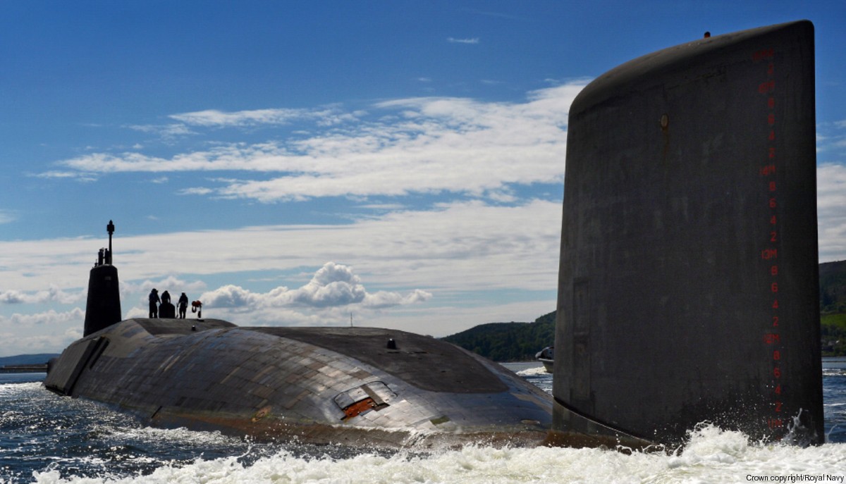 s29 hms victorious ssbn vanguard class ballistic missile submarine trident slbm royal navy 12