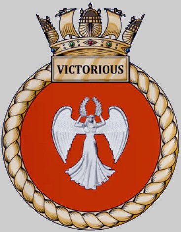 s29 hms victorious ssbn insignia crest patch badge vanguard class ballistic missile submarine royal navy 02c