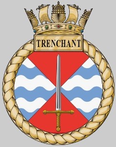 s91 hms trenchant trafalgar class insignia crest patch badge attack submarine hunter killer royal navy 03c
