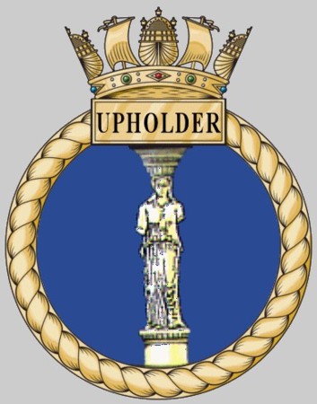 s40 hms upholder insignia crest patch badge attack submarine ssk royal navy 02c