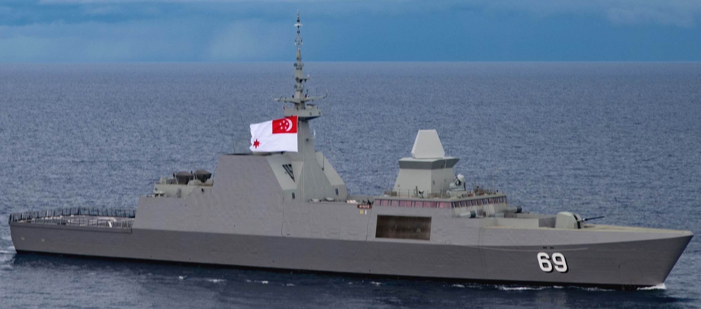 69 rss intrepid formidable class multi-mission missile frigate ffg republic singapore navy 15
