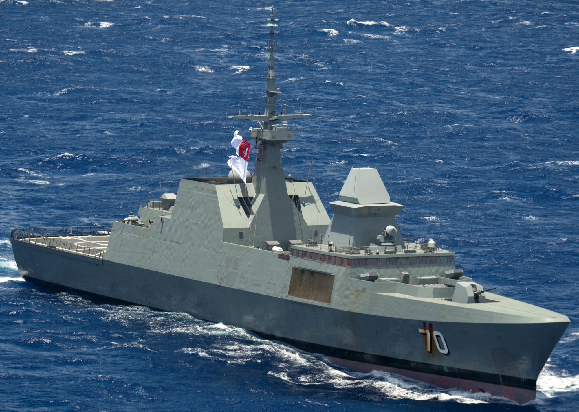 70 rss steadfast formidable class multi-mission missile frigate ffg republic singapore navy 13