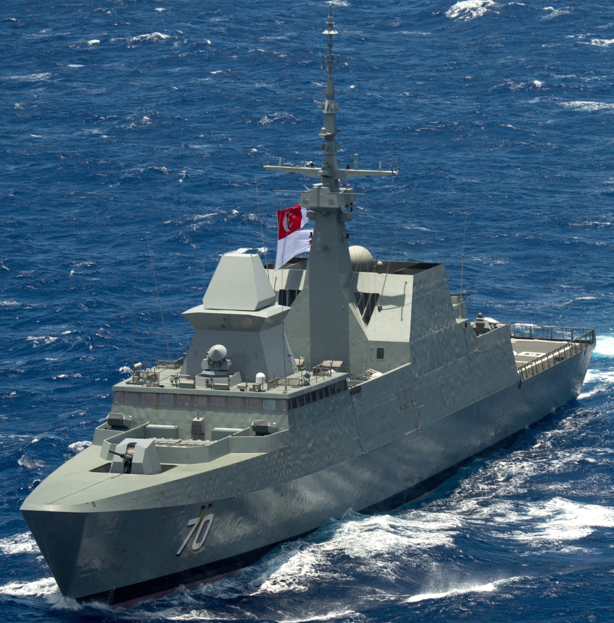 70 rss steadfast formidable class multi-mission missile frigate ffg republic singapore navy 14