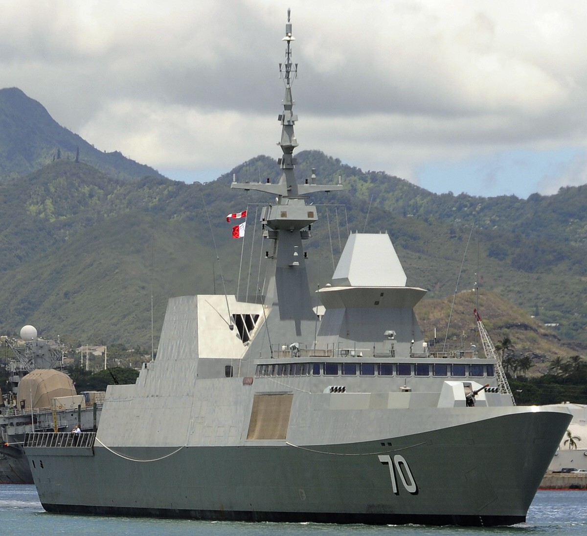 70 rss steadfast formidable class multi-mission missile frigate ffg republic singapore navy 24