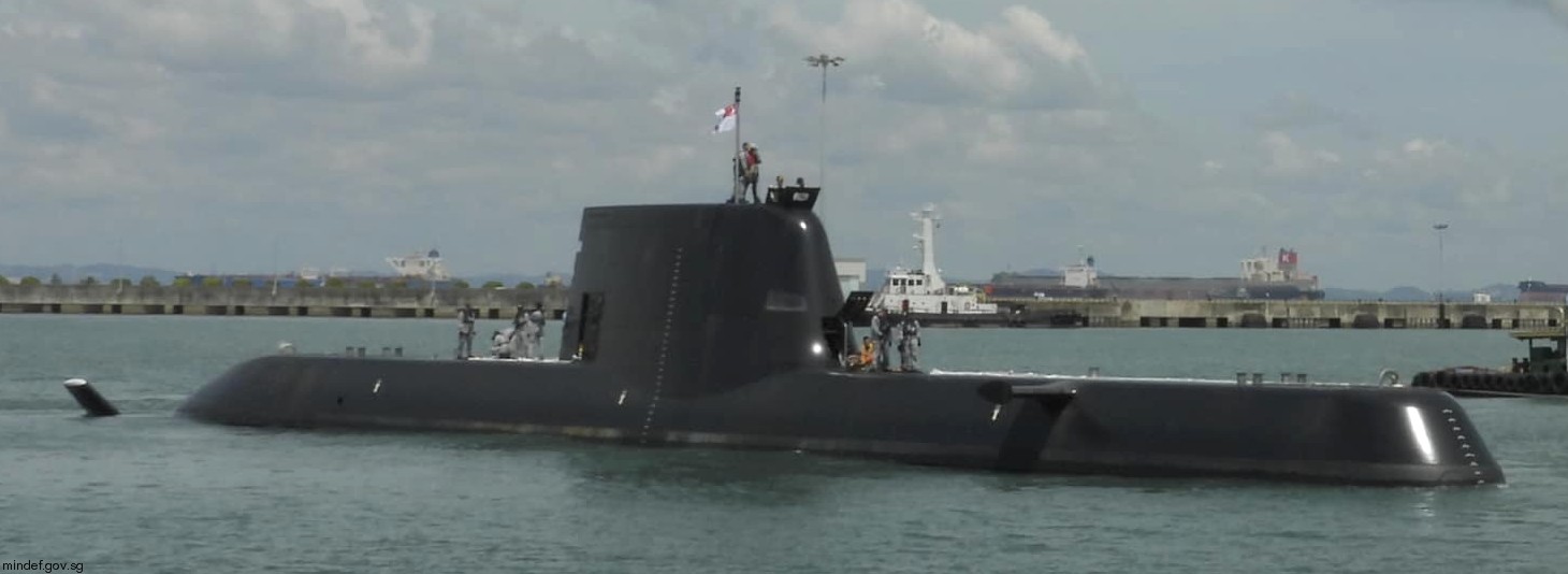 invincible class type 218sg attack submarine ssk aip republic singapore navy tkms rss impeccable illustrious inimitable 03x