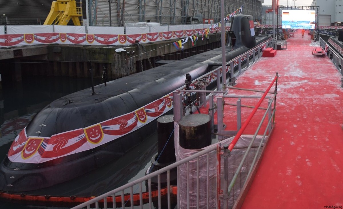 invincible class type 218sg attack submarine ssk aip republic singapore navy tkms rss impeccable illustrious inimitable 05