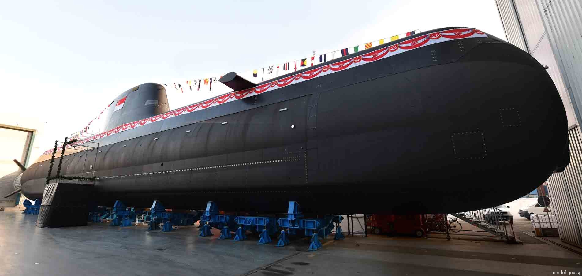 invincible class type 218sg attack submarine ssk aip republic singapore navy tkms rss impeccable illustrious inimitable 09