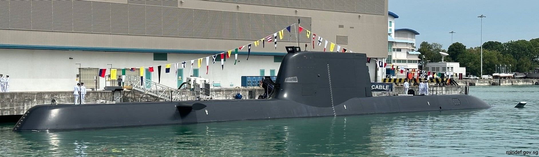 rss impeccable type 218sg invincible class attack submarine singapore navy 02