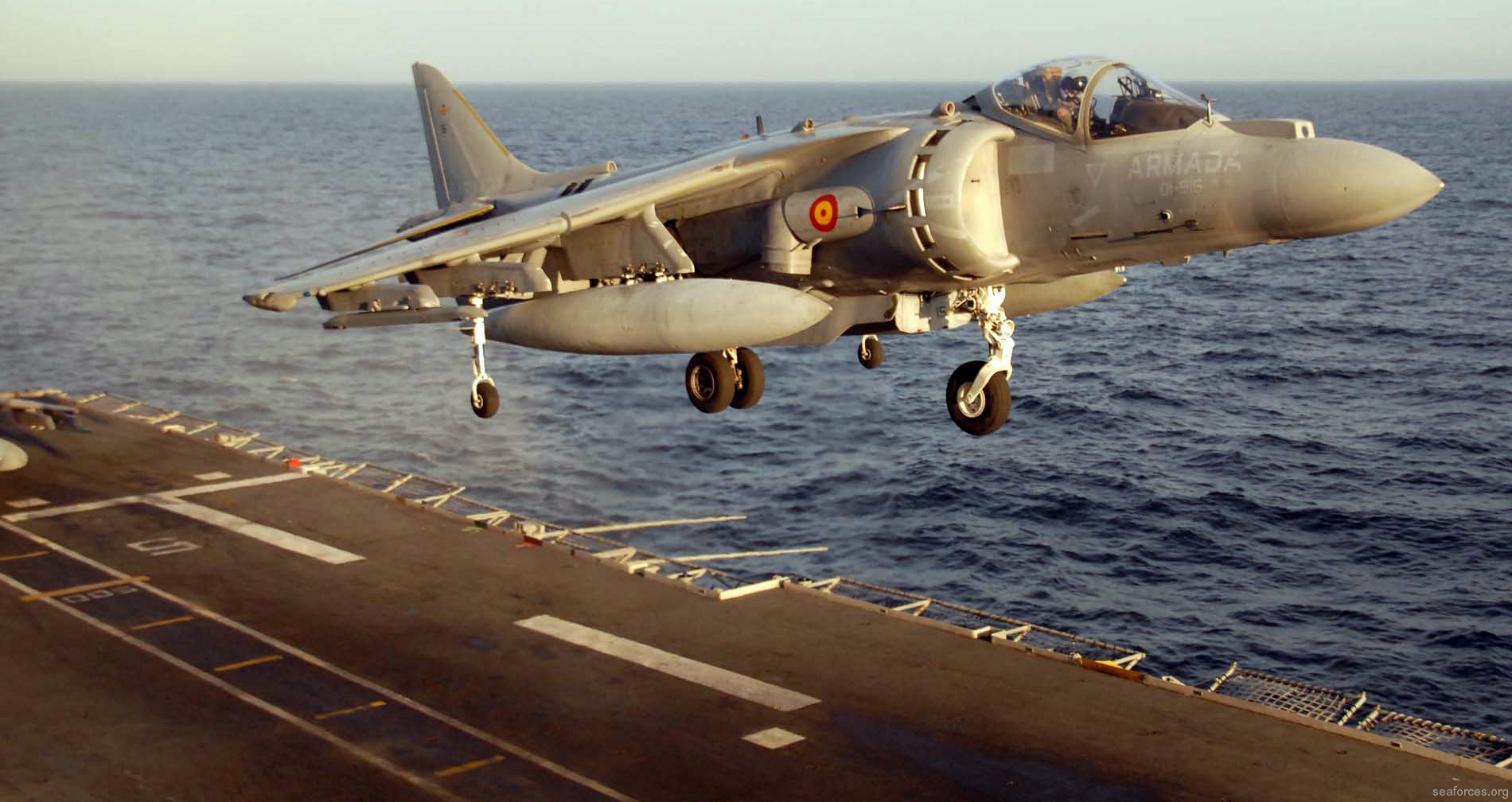 r-11 sps principe de asturias aircraft carrier vstol spanish navy 03 av-8b harrier