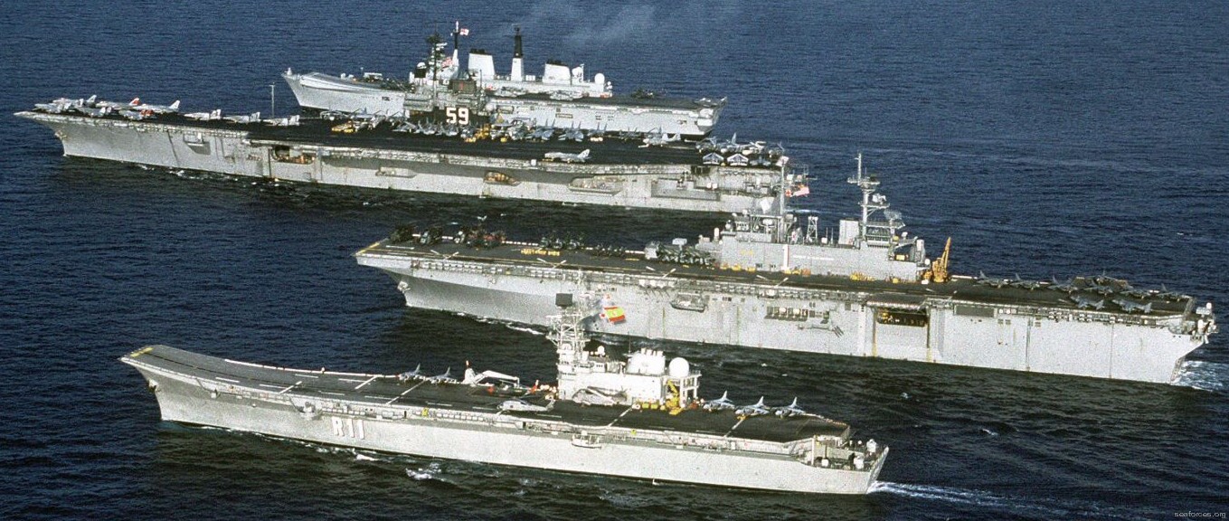 r-11 sps principe de asturias aircraft carrier vstol spanish navy 05 display determination