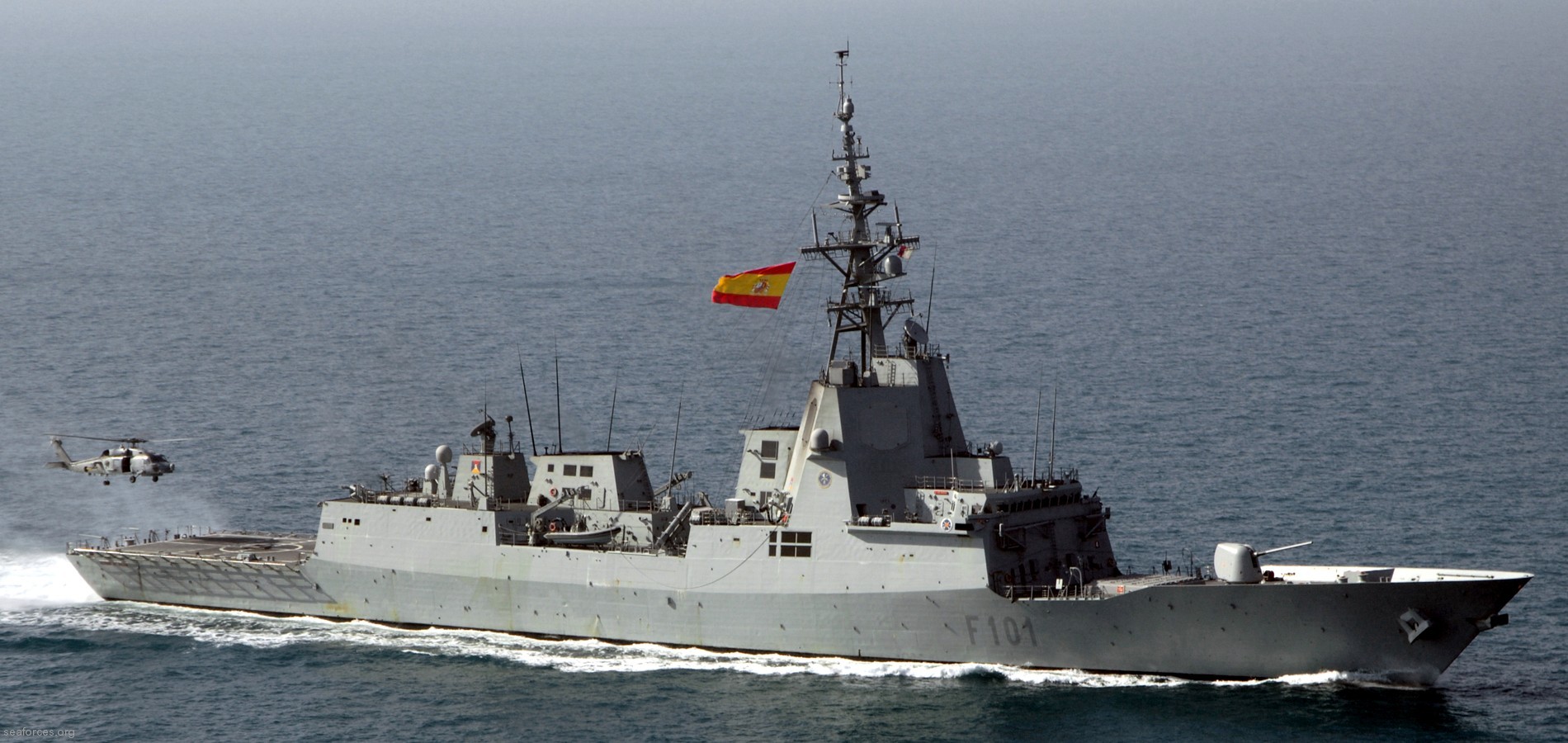 alvaro de bazan f100 class guided missile frigate spanish navy f-101