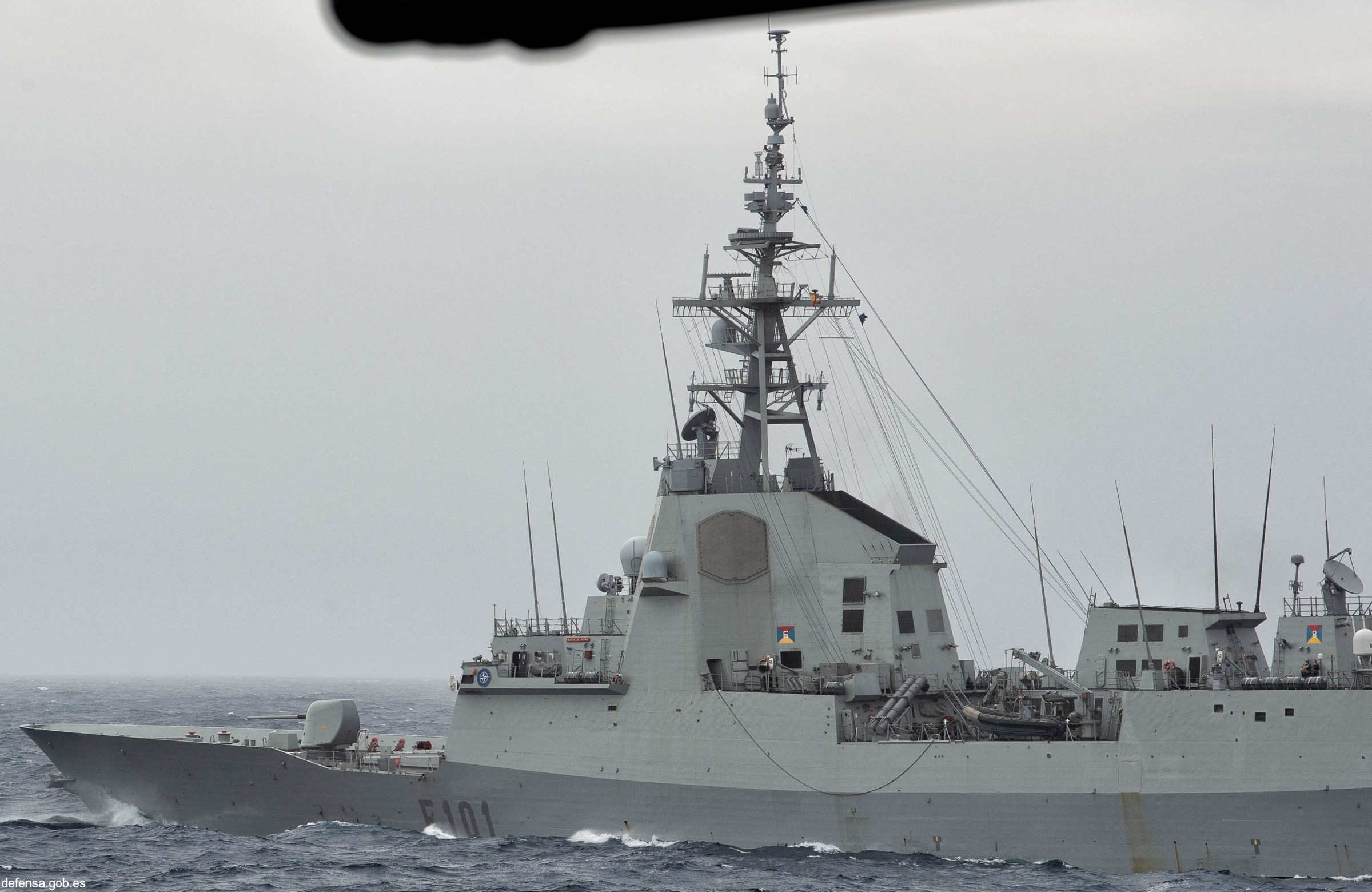 sps alvaro de bazan f101 f-100 class guided missile frigate ffg spanish navy armada espanola 17