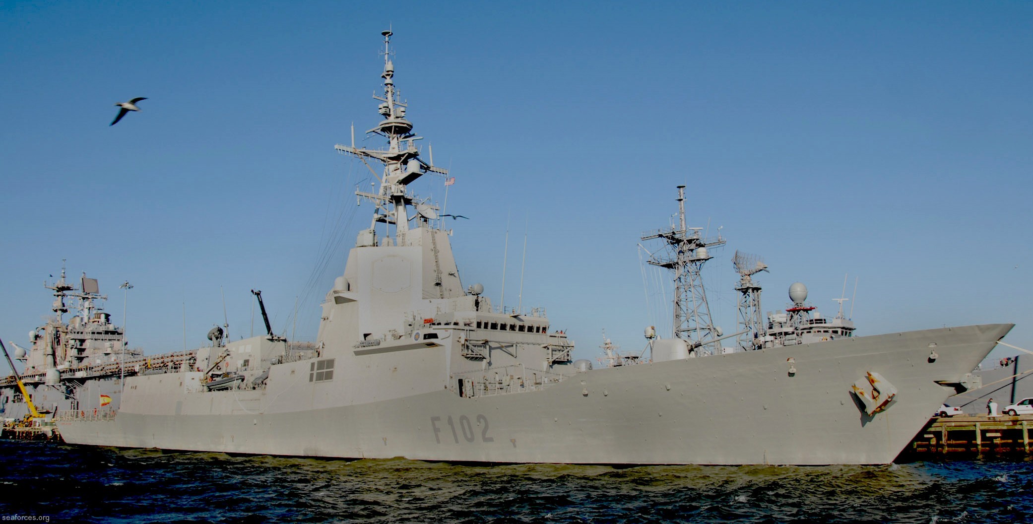 f-102 sps juan de borbon f100 bazan class guided missile frigate spanish navy 14