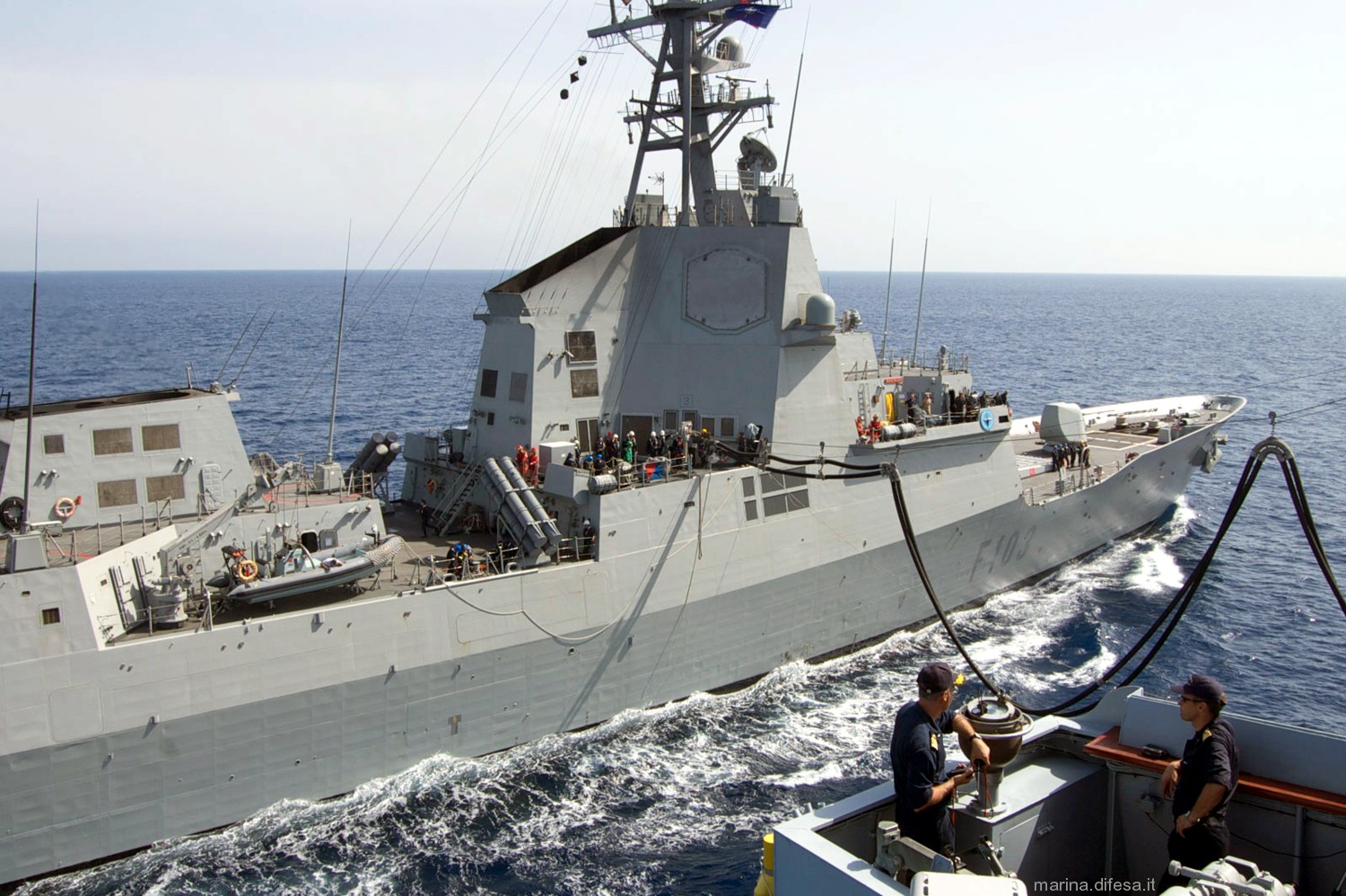 alvaro de bazan f100 class guided missile frigate spanish navy mk-141 rgm-84 harpoon ssm missile launcher