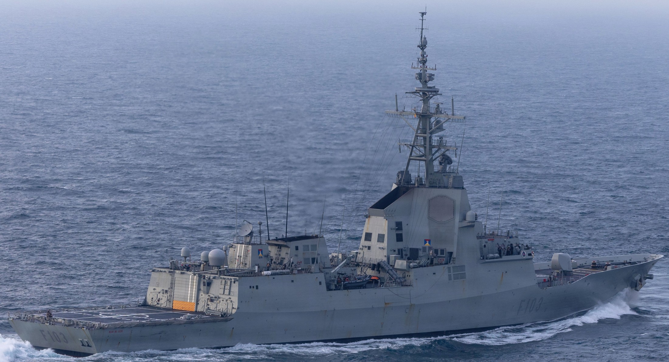 sps blas de lezo f103 alvaro de bazan class guided missile frigate ffg spanish navy armada 20