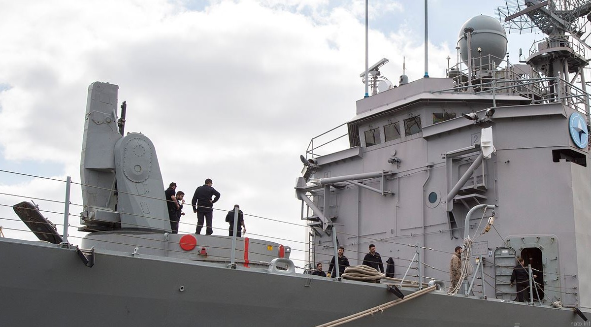 santa maria f80 class guided missile frigate spanish navy armada 05ax mk-13 gmls launcher