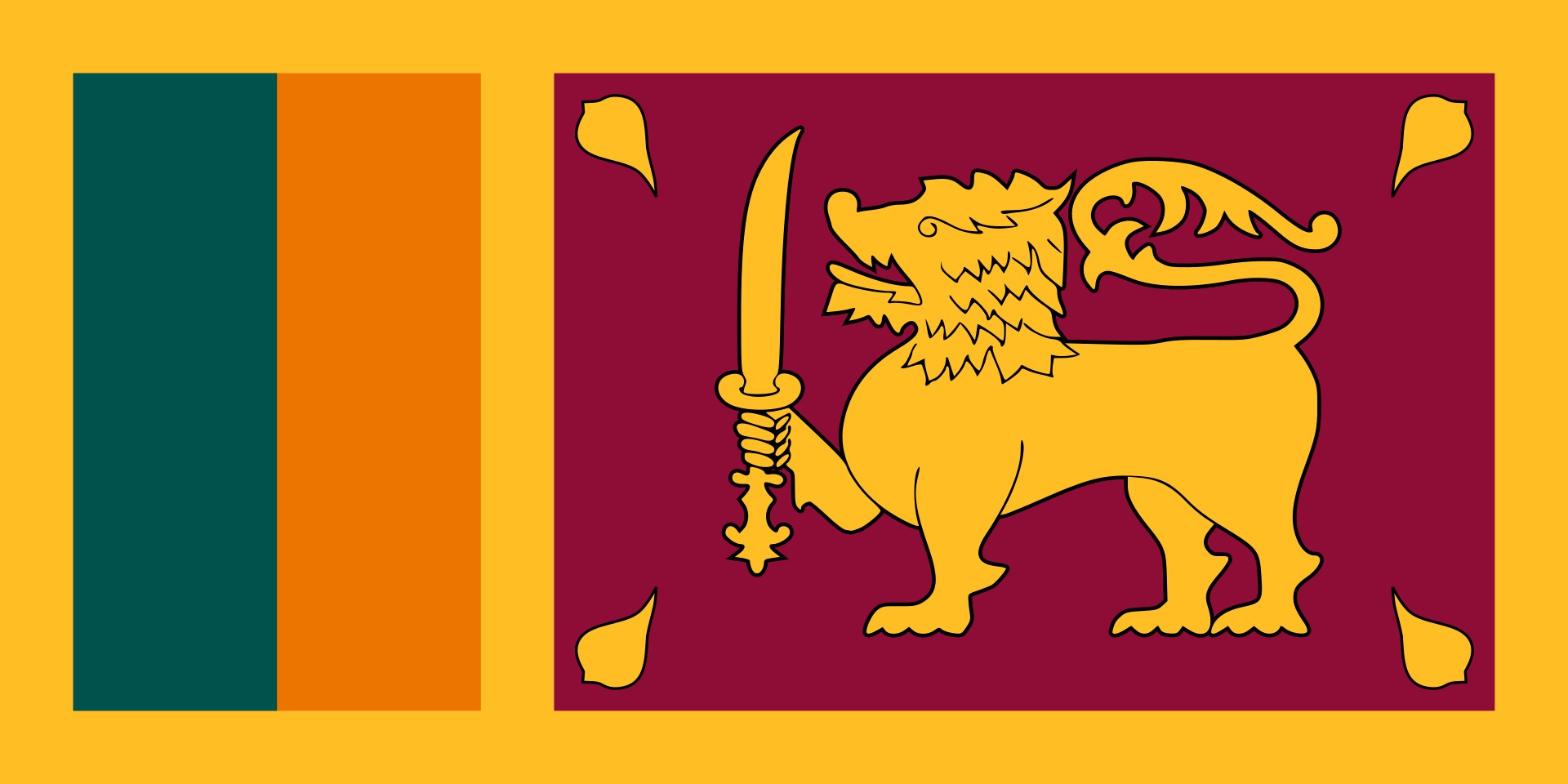 sri lanka navy jack flag