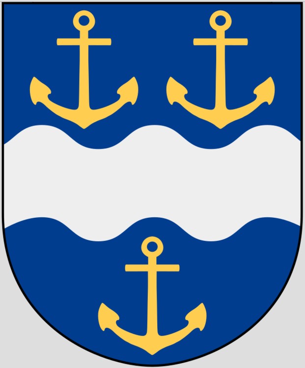 k22 hswms hms gävle insignia crest patch badge göteborg class corvette royal swedish navy svenska marinen 02c