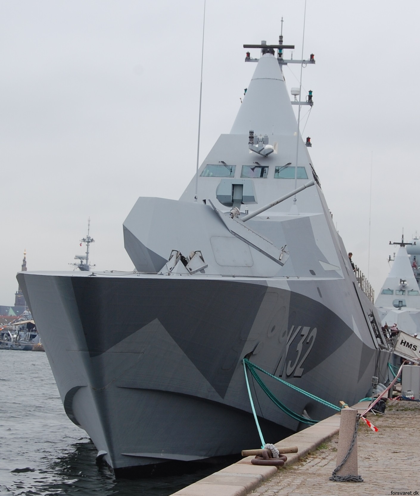 K32 HSwMS Helsingborg Visby Class Corvette Swedish Navy
