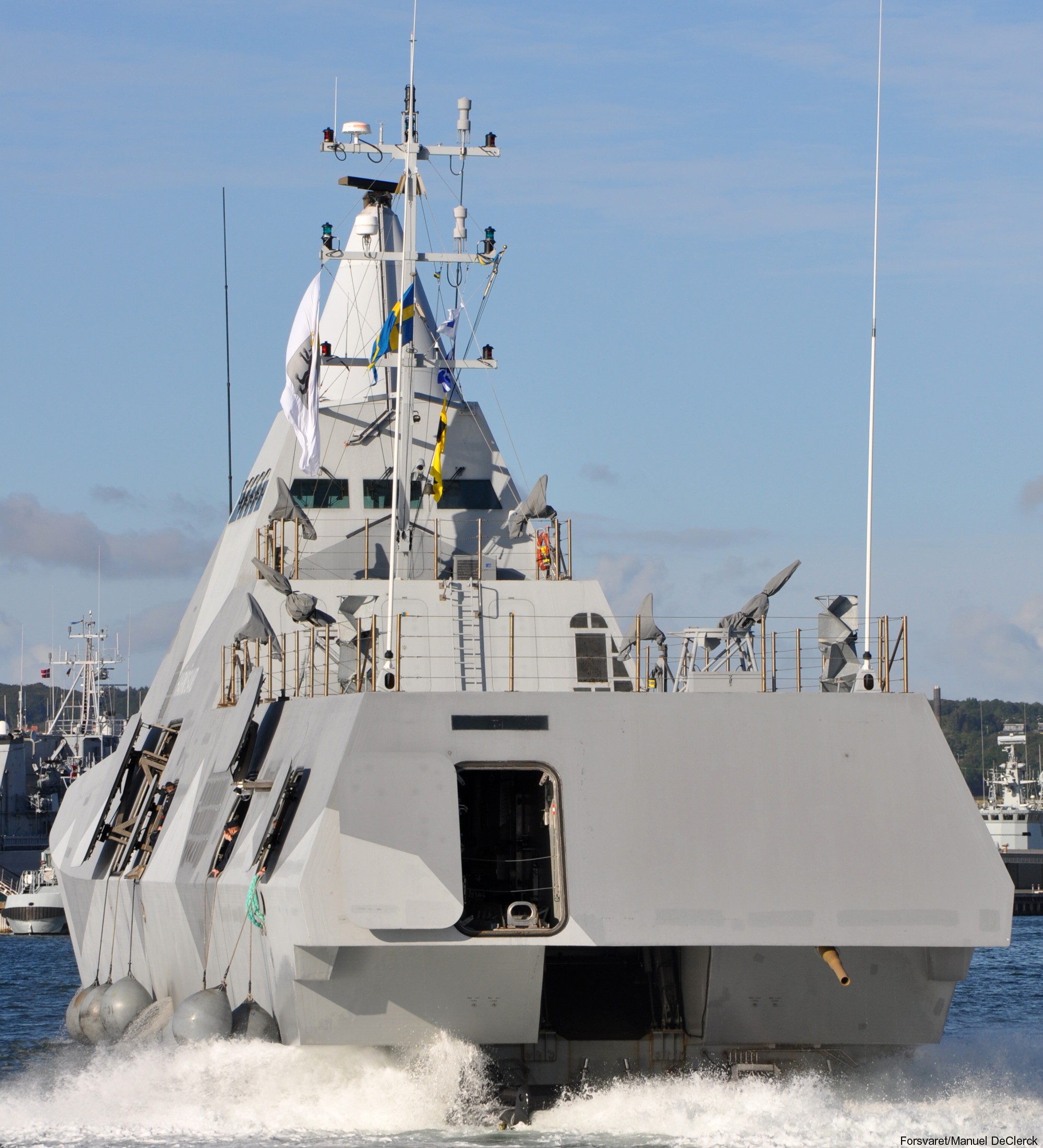 visby class corvette royal swedish navy korvett svenska marinen k33 hswms harnosand 08c