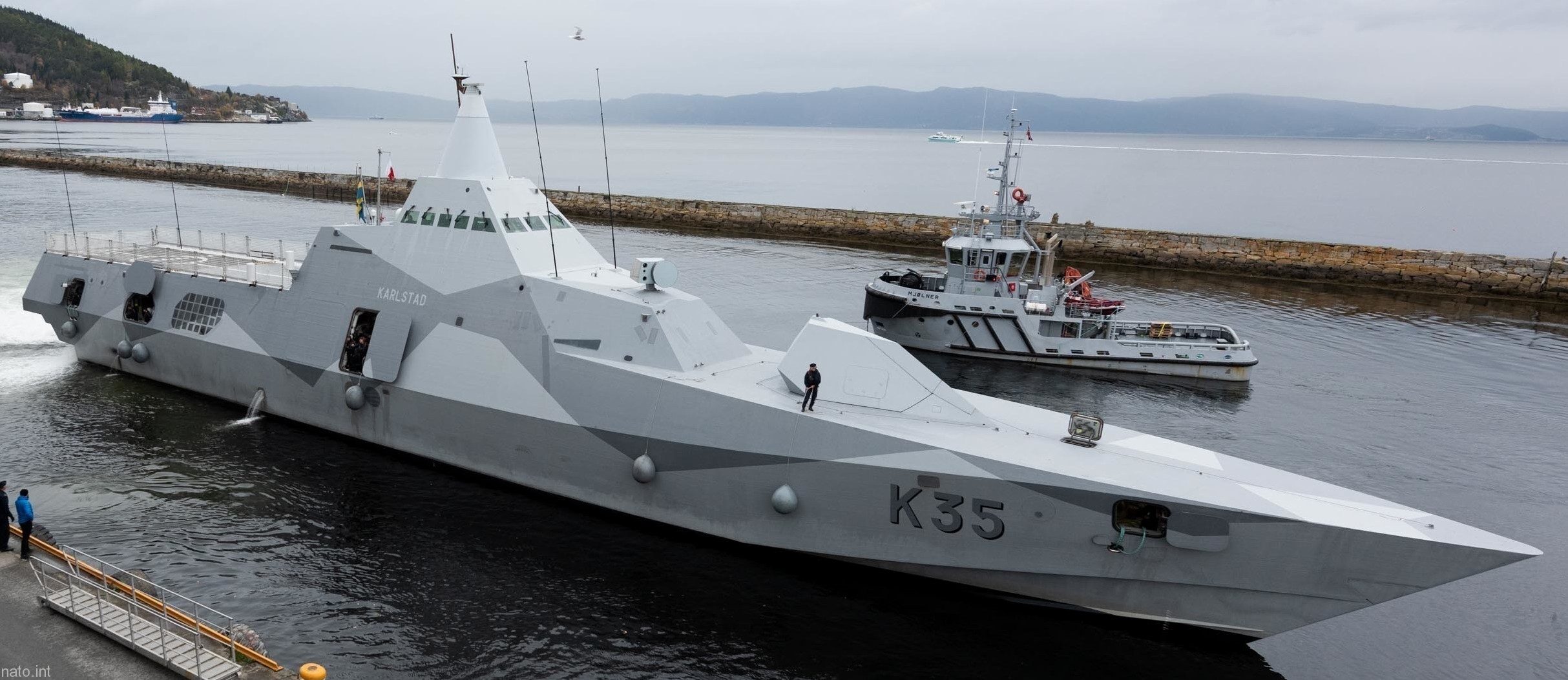 k35 hswms hms karlstad visby class corvette royal swedish navy svenska marinen 16