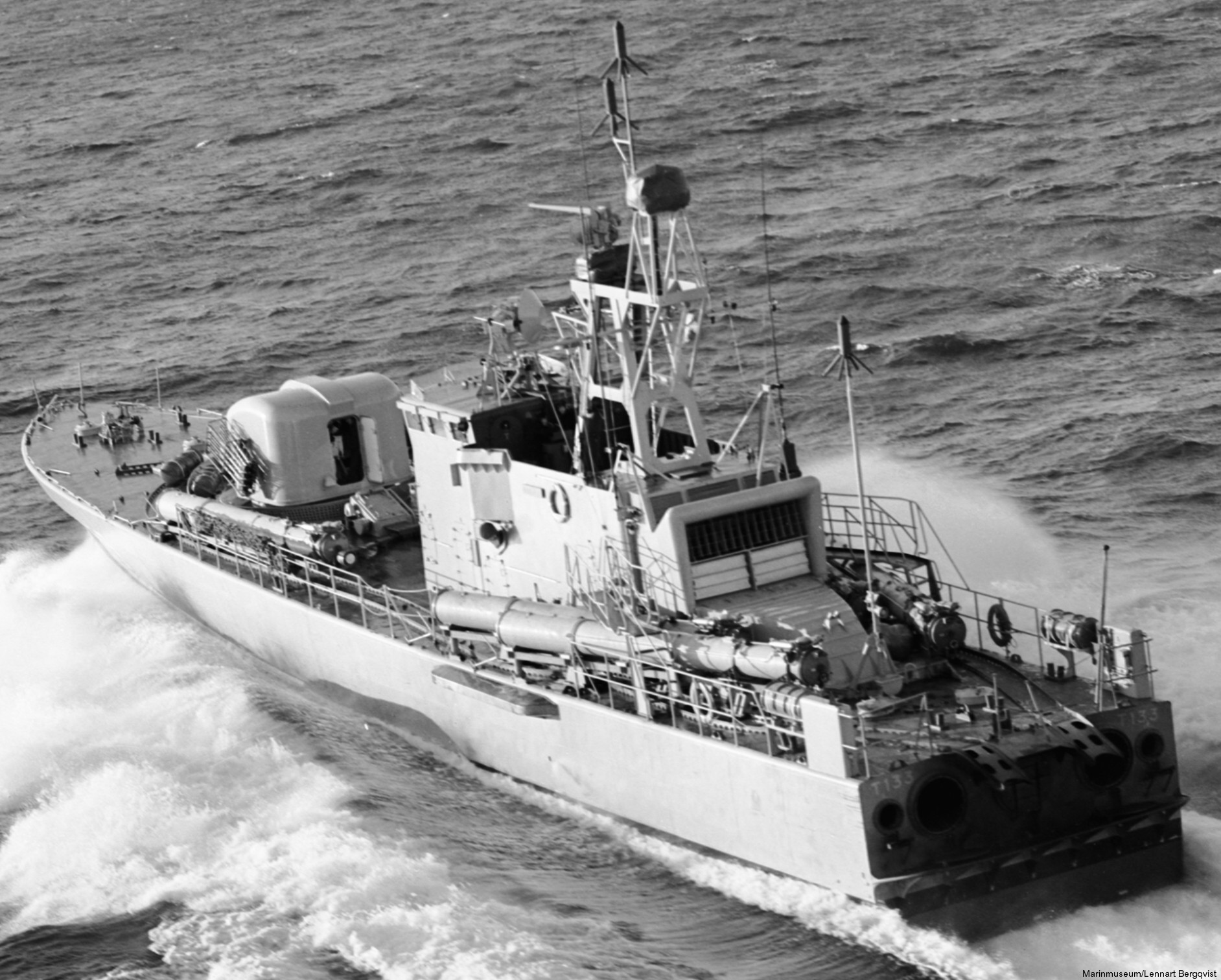 t133 norrtälje hswms hms norrköping class fast attack craft torpedo missile patrol boat swedish navy svenska marinen 12