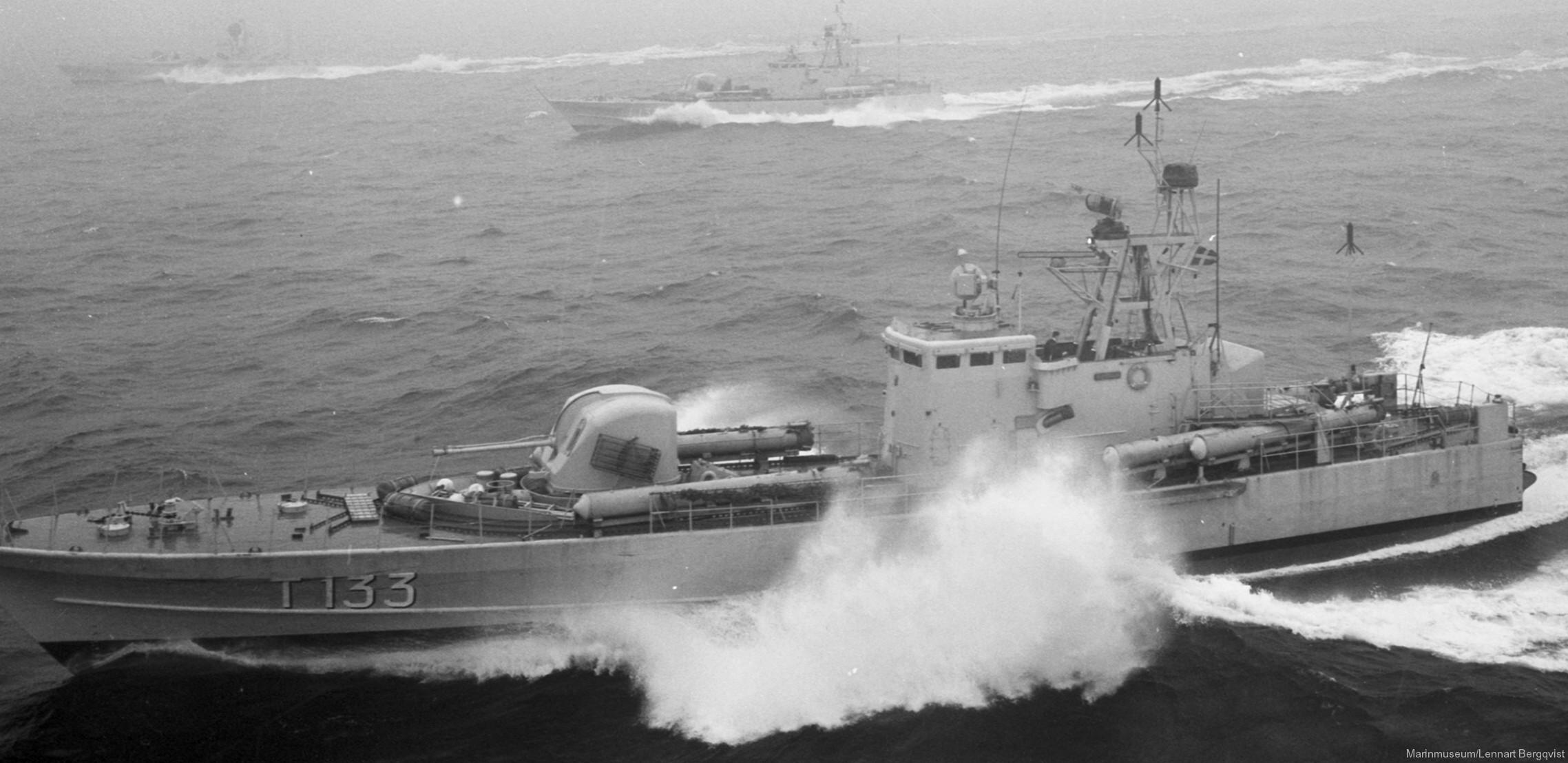 t133 norrtälje hswms hms norrköping class fast attack craft torpedo missile patrol boat swedish navy svenska marinen 13