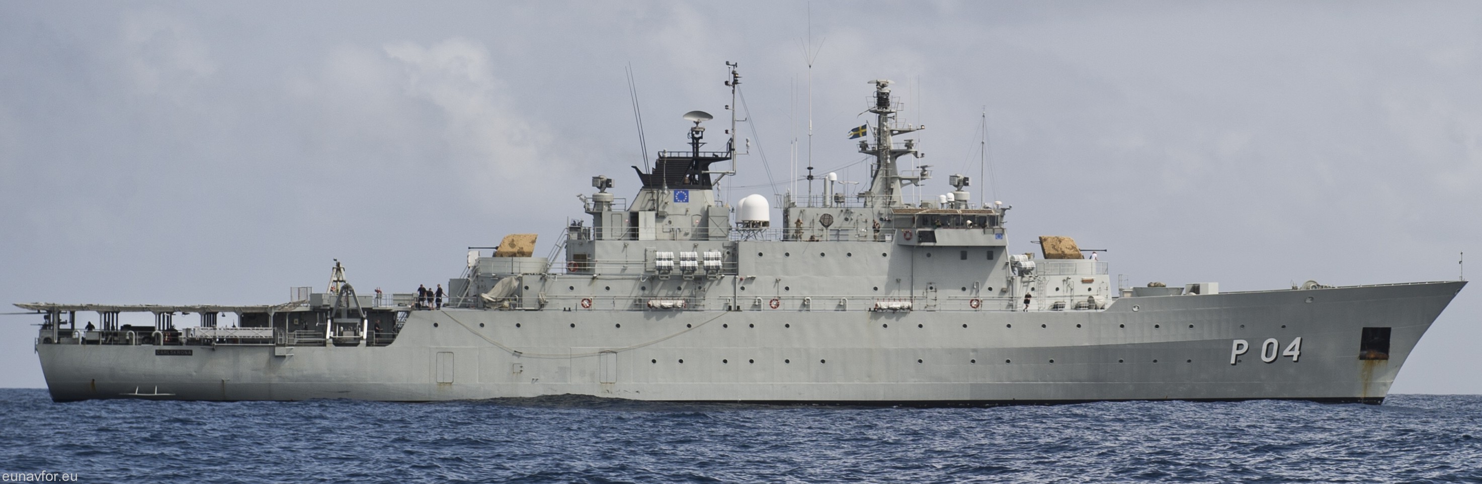 p04 hswms carlskrona hms ocean patrol vessel opv swedish navy svenska marinen försvarsmakten 13 eunavfor atalanta