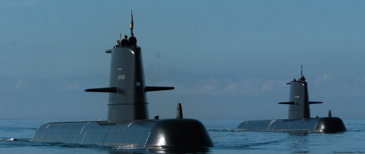 gotland class a19 submarine ssk aip hswms hms halland uppland swedish navy svenska marinen försvarsmakten 02