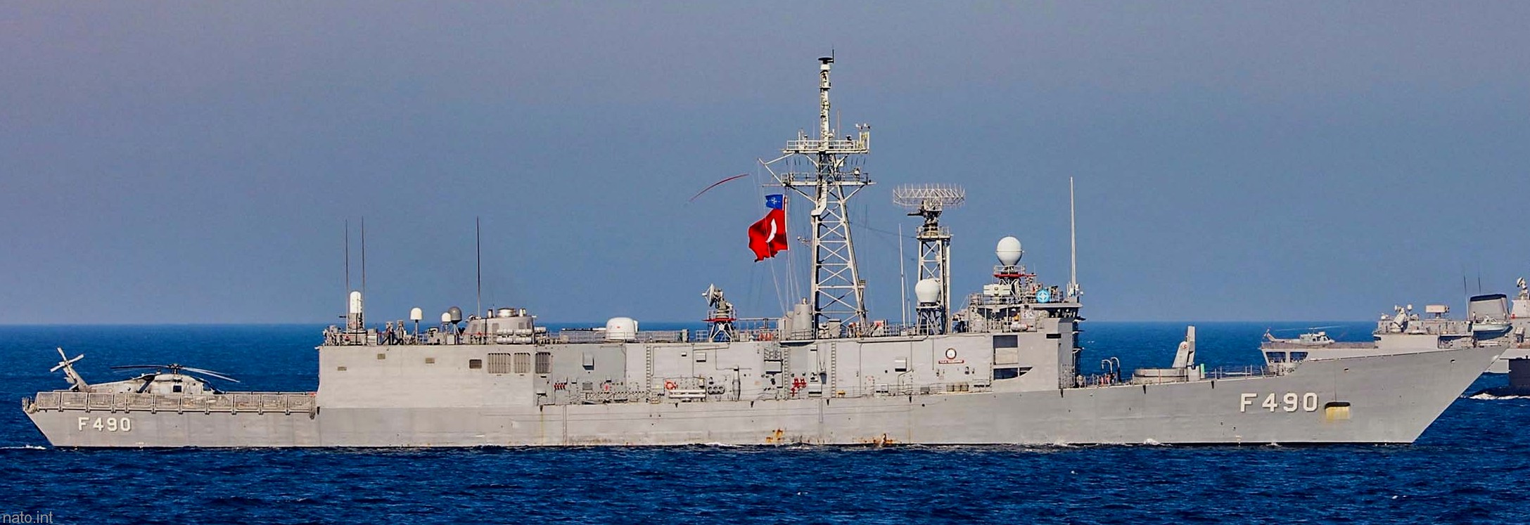f-490 tcg gaziantep gabya g-class perry frigate ffg turkish navy türk deniz kuvvetleri 11 s-70b seahawk helicopter