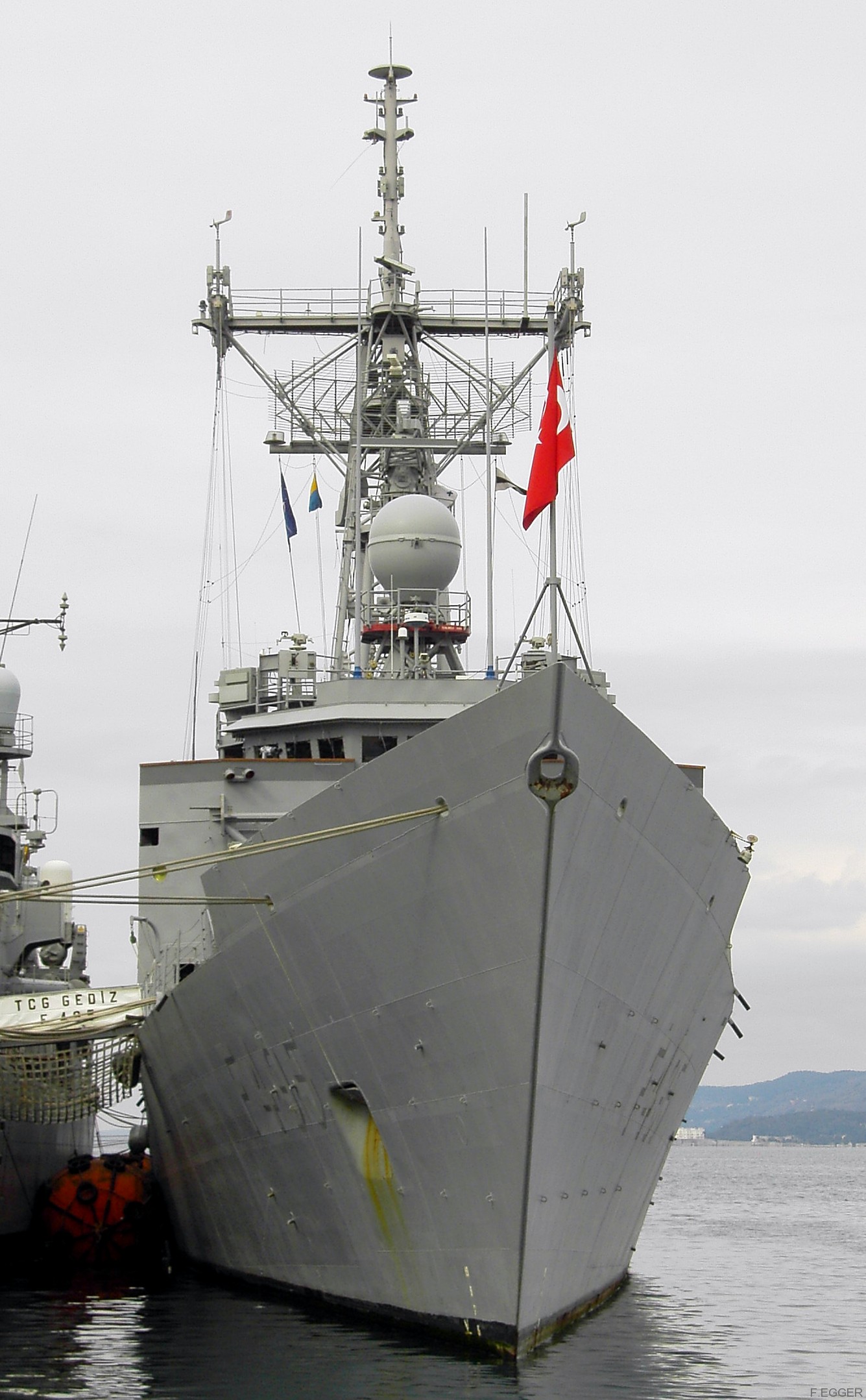 f-495 tcg gediz gabya g-class perry frigate ffg turkish navy türk deniz kuvvetleri 16 nato response force trieste